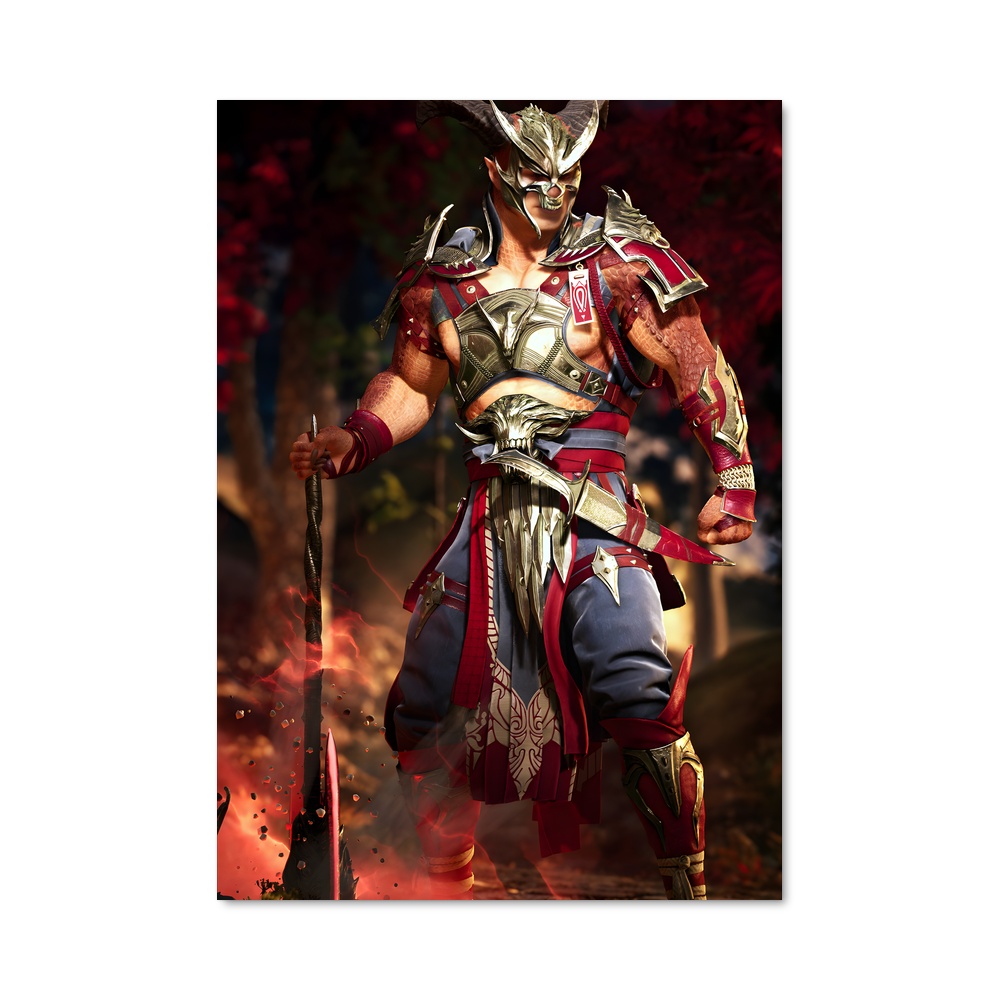Poster Le Conquérant des Flammes – affiche Mortal kombat